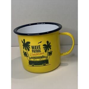 California Patrol Mug VW bus Car Beach Sand Coffee Cup Metal HD Designs